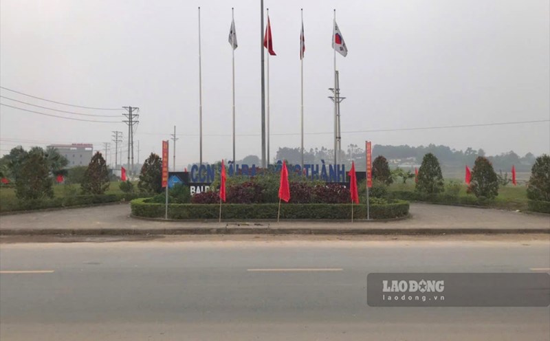 Một cụm công nghiệp trên địa bàn tỉnh Phú Thọ. Ảnh: Tô Công