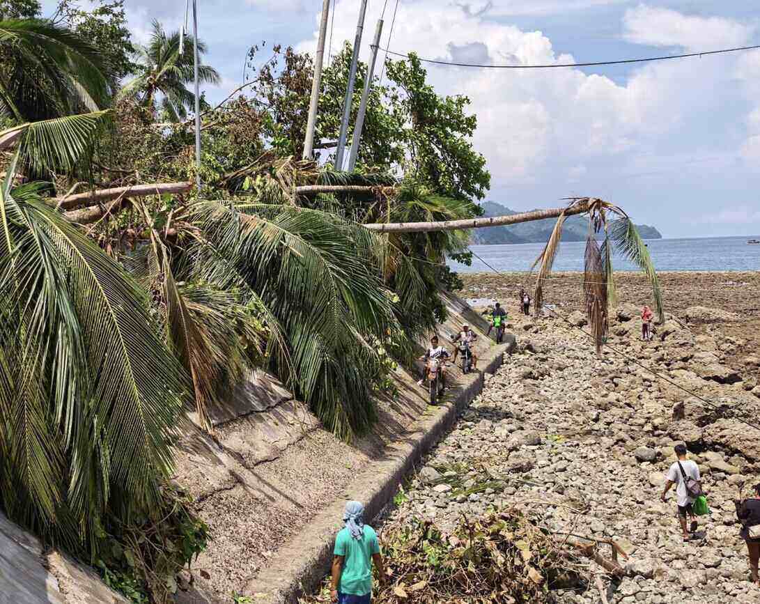 Strong earthquake in the Philippines leads to seabed elevation up to 2m. Photo: Xinhua