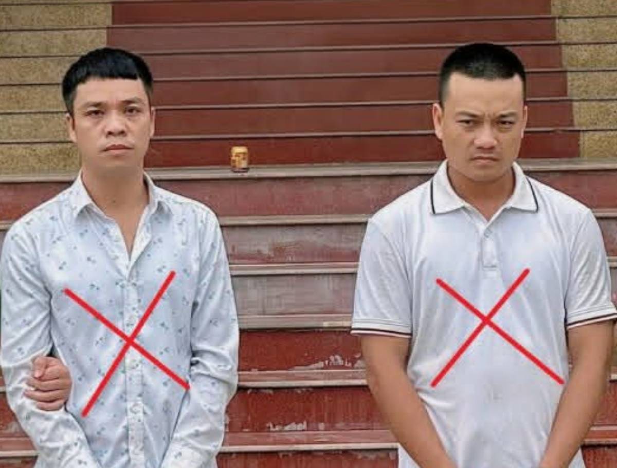 2 đối tượng Khôi và Khanh. Ảnh: Công an Ninh Bình
