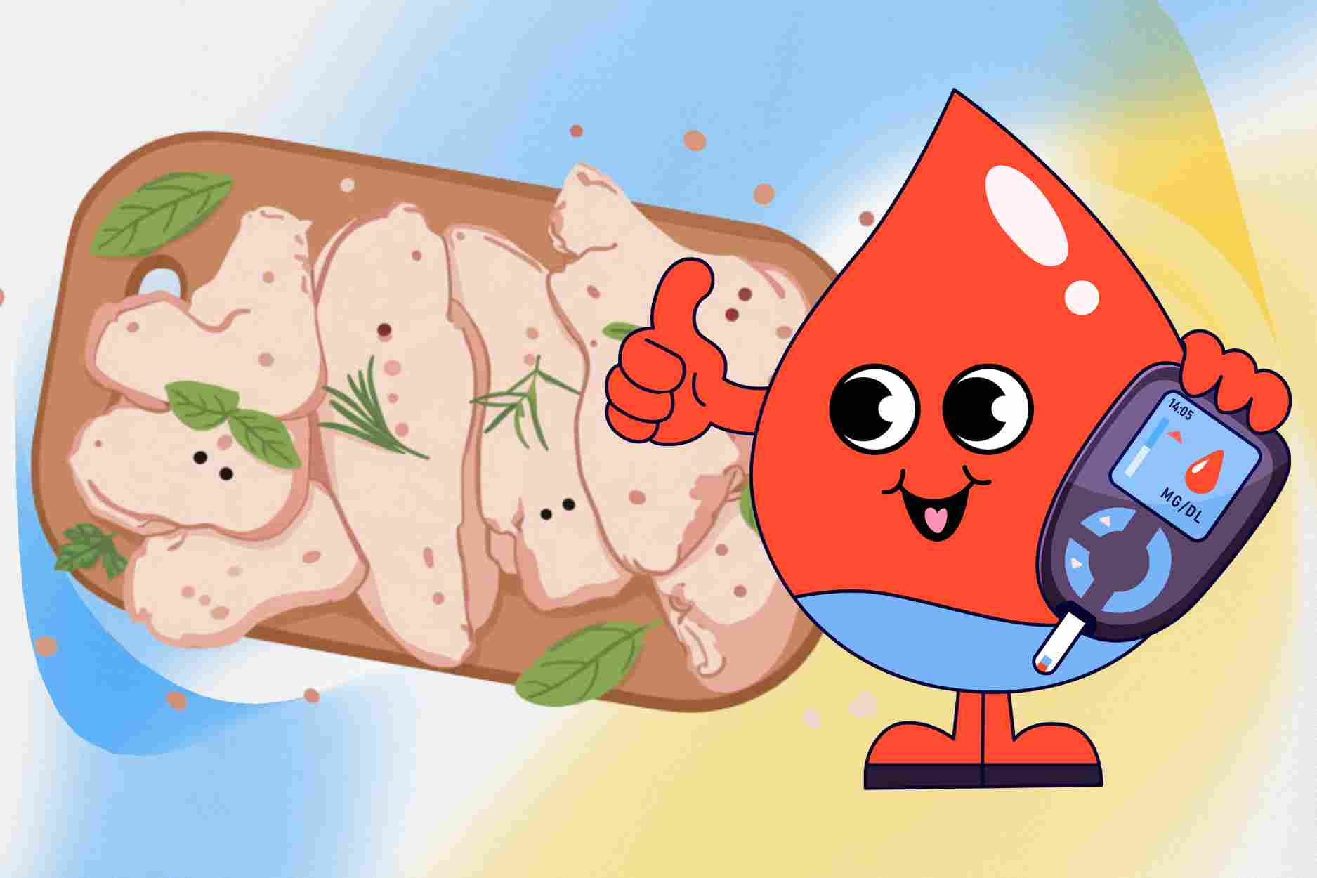 Los nutrientes de la carne blanca ayudan a mejorar el control del azúcar en sangre