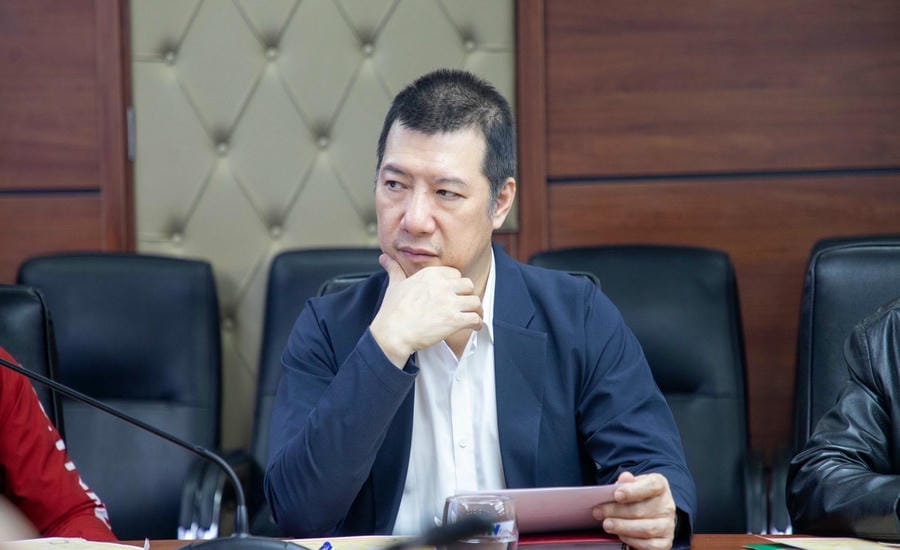 Commentator Quang Huy. Photo: Character provided