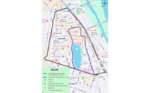 Hanoi pilots low emission zones in Ring Road 1 from July 1. Photo: Hanoi People's Committee