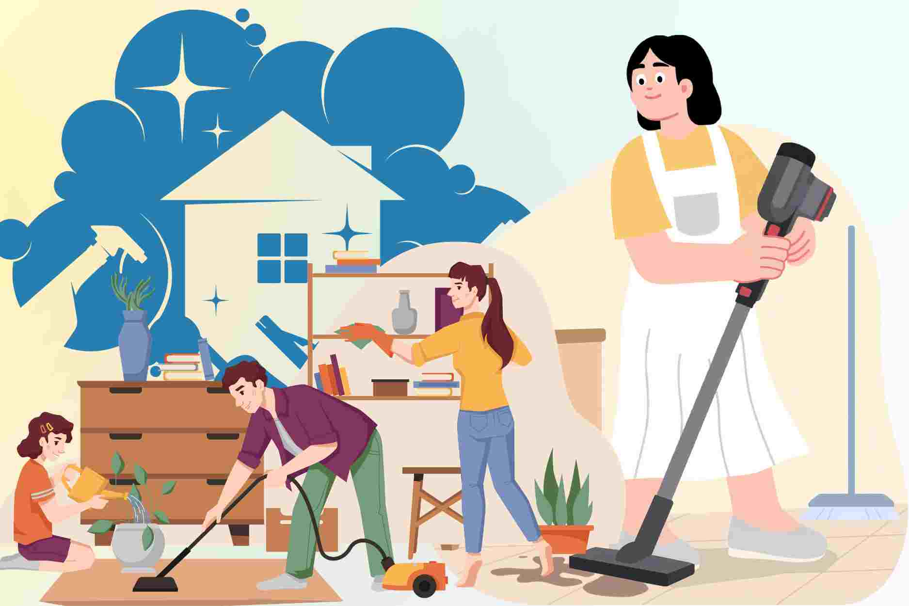 Rule 20/20, a simple secret to help reduce house cleaning pressure