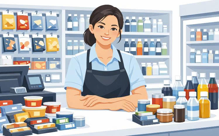 Is a 500 million VND/year grocery business required to pay social insurance?. Graphics: Huong Giang