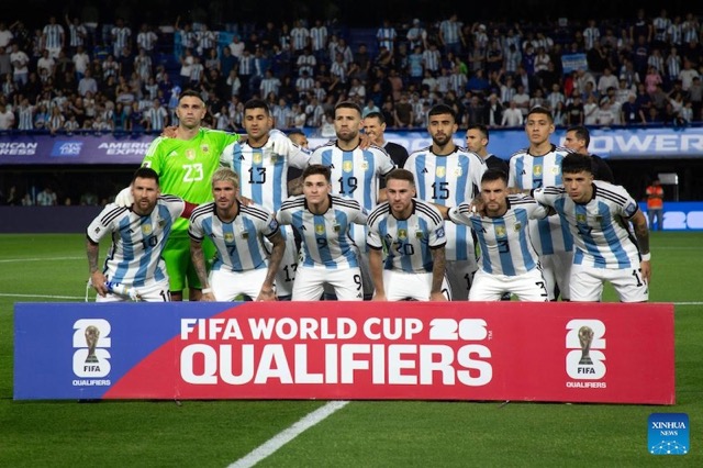 L'Argentine affronte l'Algérie lors de son premier match de la Coupe du monde 2026. Photo: Xinhua