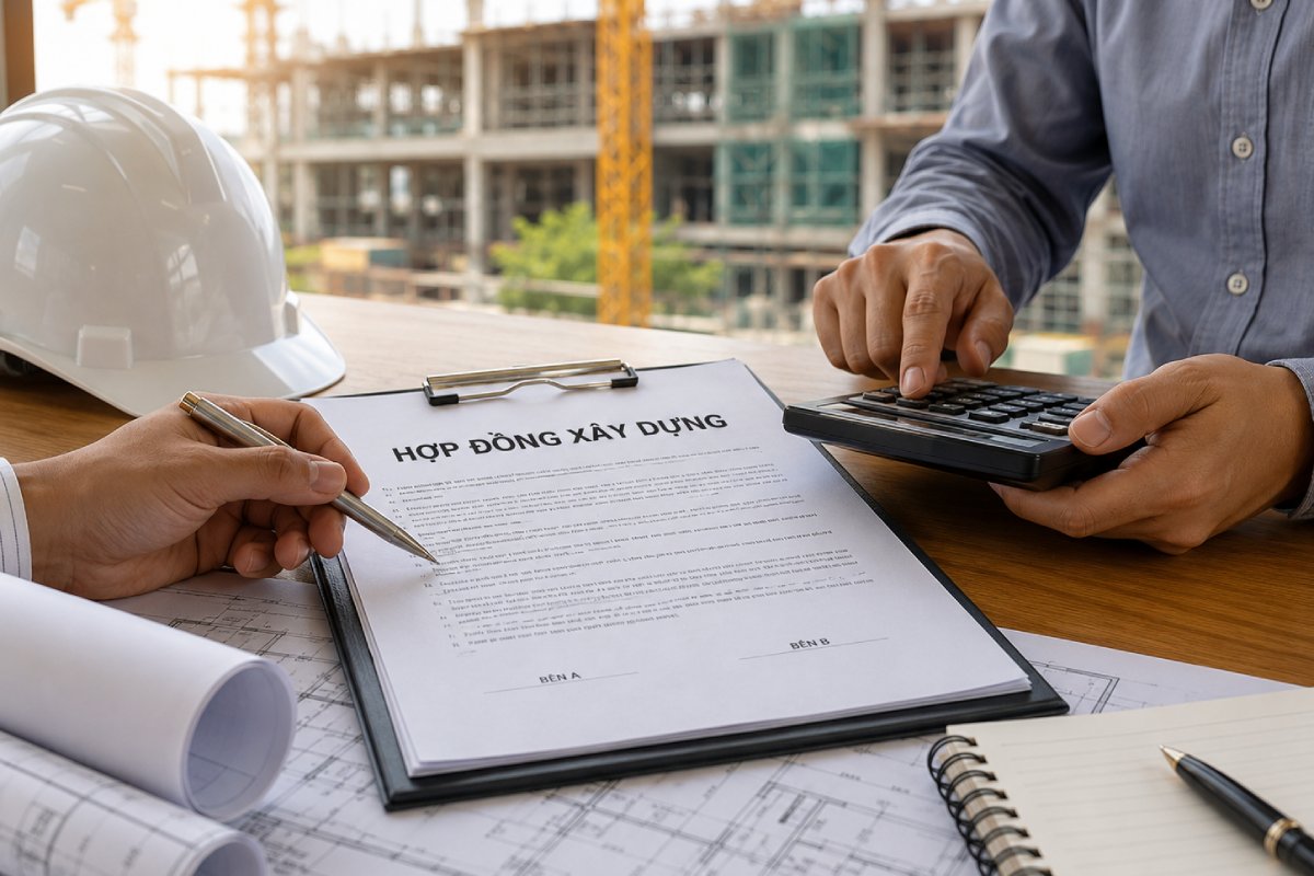 From July 1, 2026, the advance payment for construction contracts must not exceed 30% of the contract price at the time of conclusion. Graphics: Nhu Ha