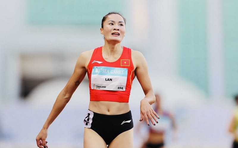 Athlete Quach Thi Lan is one of the key faces of the women's 4x400m relay team. Photo: Vietnam Sports Administration