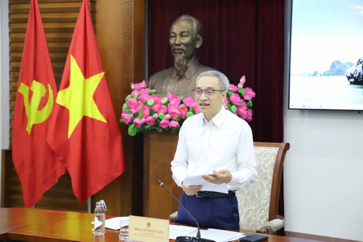 Deputy Minister of MCST Phan Tam. Photo: Dang Huy/MCST