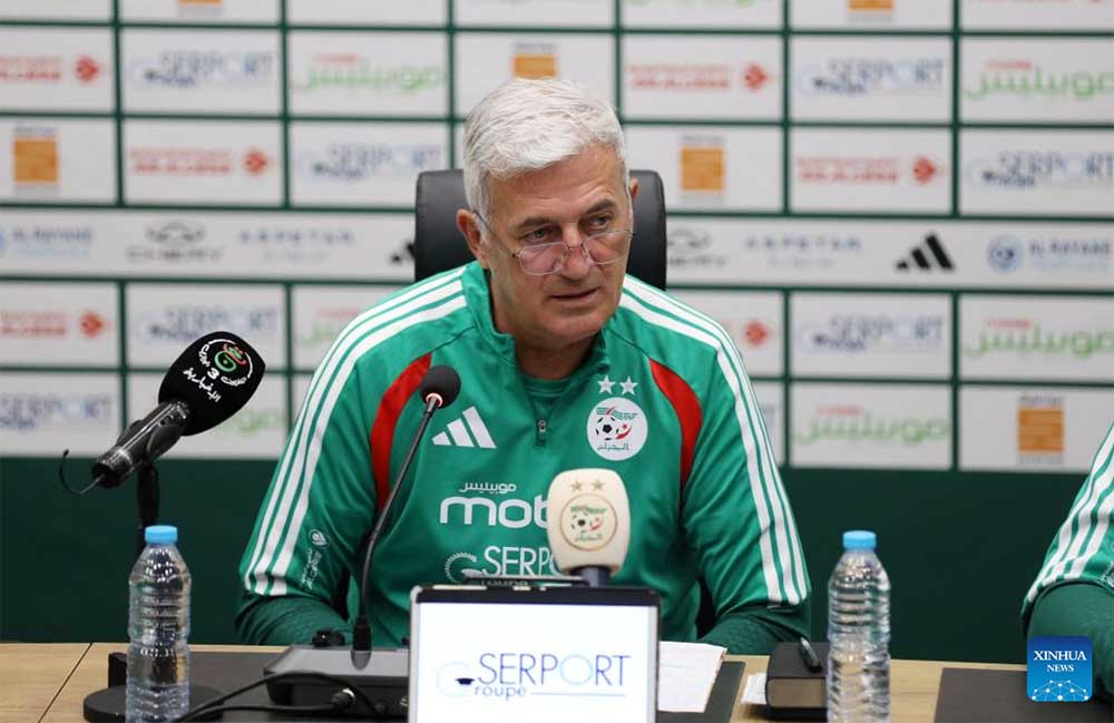 El entrenador Vladimir Petkovic afirmó que Argelia llegó a la Copa Mundial de 2026 para competir, no para ser un telón de fondo para Argentina. Foto: Xinhua