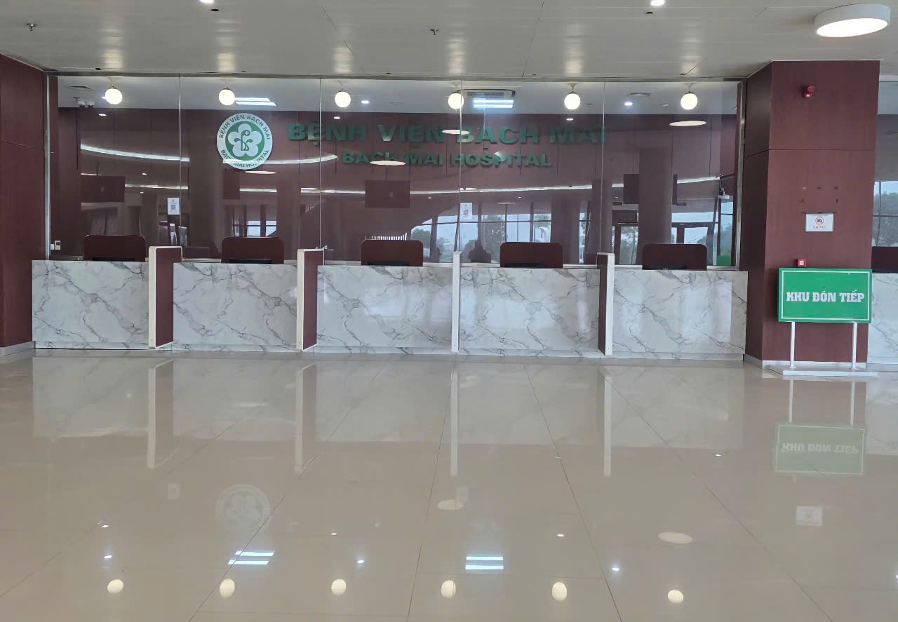 Khu vực đón tiếp bệnh nhân. Ảnh: Nguyễn Trường