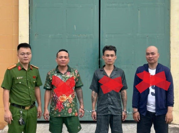 Subjects in the case. Photo: Hai Phong Police
