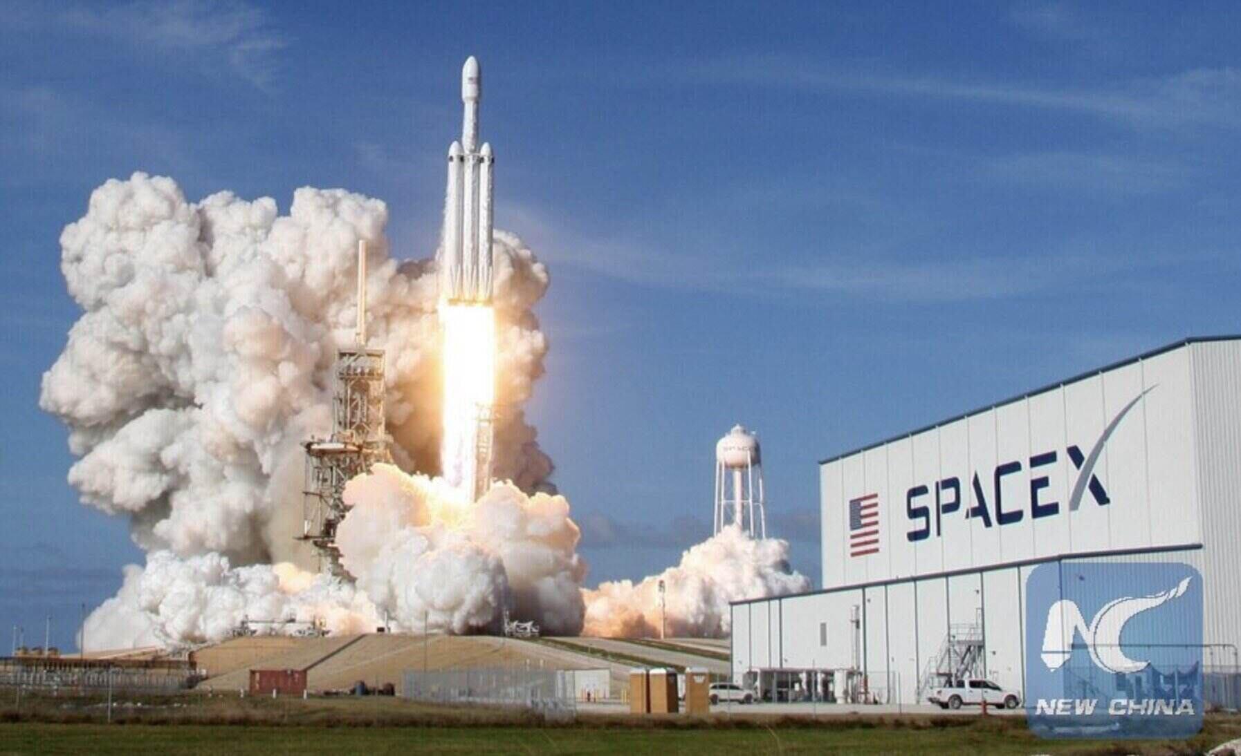 A SpaceX spacecraft launch. Photo: Xinhua