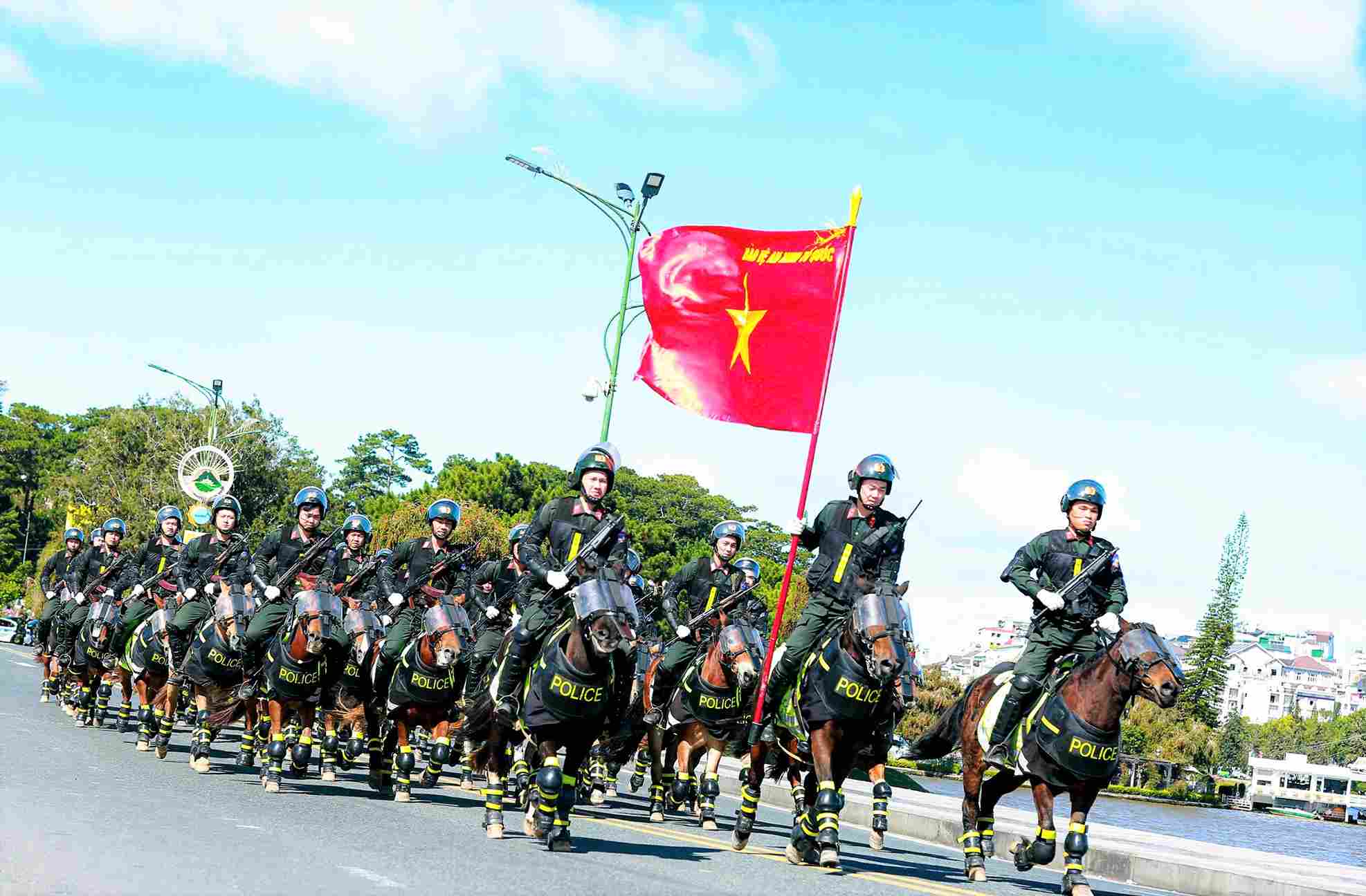 Lam Dong is ready for the People's Police Sports Festival. Photo: Phuc Khanh