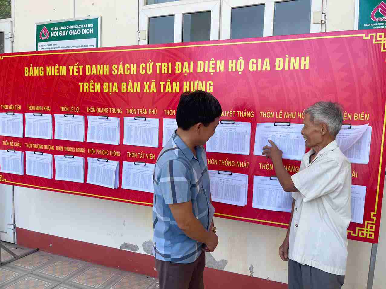 99,3% cử tri Tân Hưng đồng thuận chủ trương thành lập phường. Ảnh: Xã Tân Hưng