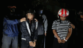 2 subjects discovered storing hundreds of drug pills in the border area. Photo: Quang Tri Border Guard