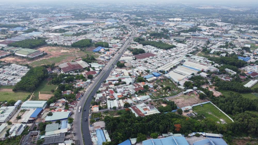 The arrangement plan of Tan Khanh ward is reduced from 25 neighborhoods to 12 neighborhoods. Photo: Dinh Trong