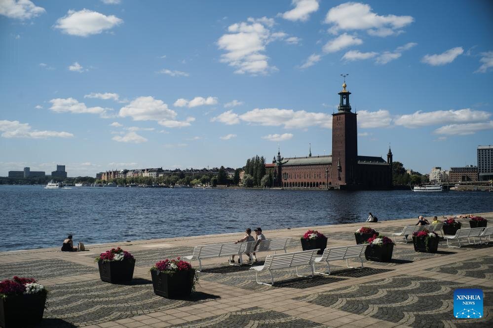 A corner of Stockholm, Sweden: Photo: Xinhua