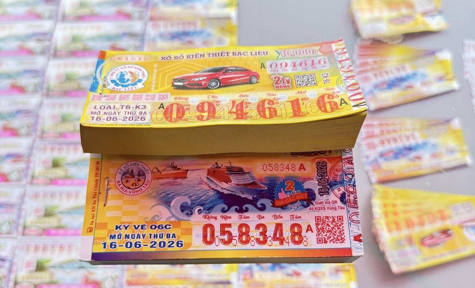 Lottery results today 16. 6. Photo: The Toan