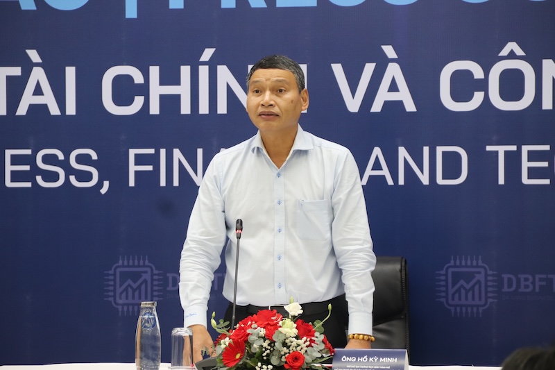Mr. Ho Ky Minh, Vice Chairman of Da Nang City People's Committee at Da Nang Economic, Financial and Technology Week 2026. Photo: Nguyen Linh