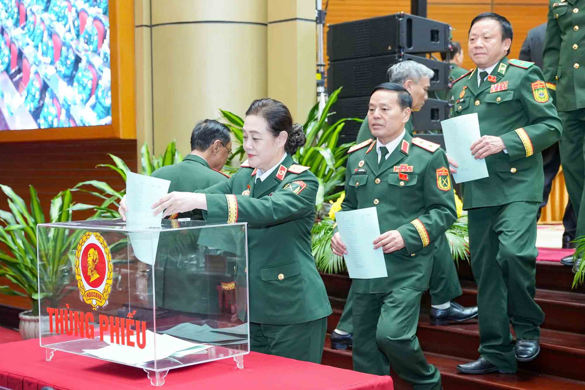 Đại biểu dự Đại hội đại biểu toàn quốc Hội Cựu chiến binh Việt Nam lần thứ VIII bầu Ban Chấp hành Hội Cựu chiến binh Việt Nam nhiệm kỳ 2026-2031. Ảnh: Hữu Chánh