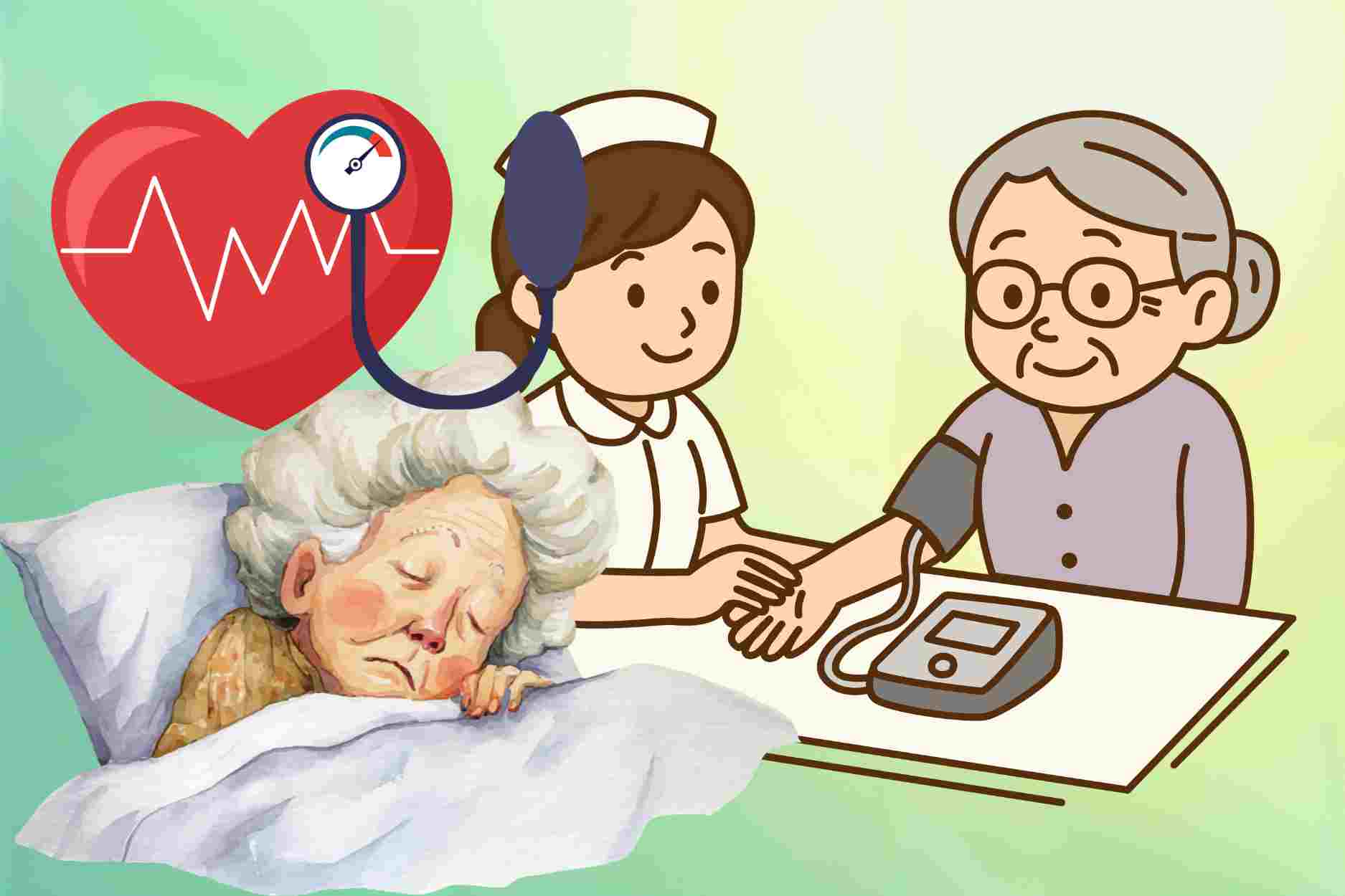 5 simple bedtime habits to help the elderly stabilize blood pressure