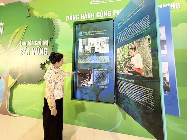 Một góc Triển lãm. Ảnh: Thu Hà