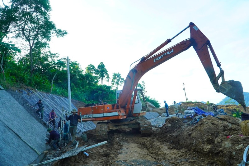 Xã miền núi Nam Trà My, Đà Nẵng tăng tốc làm khu tái định cư trước mùa mưa bão