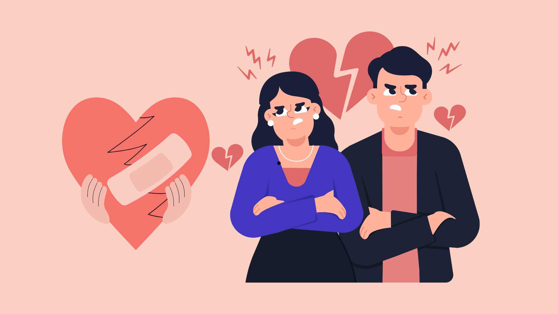 The golden key to help you heal emotions after emotional breakdowns. Graphic photo: Hoang Loc