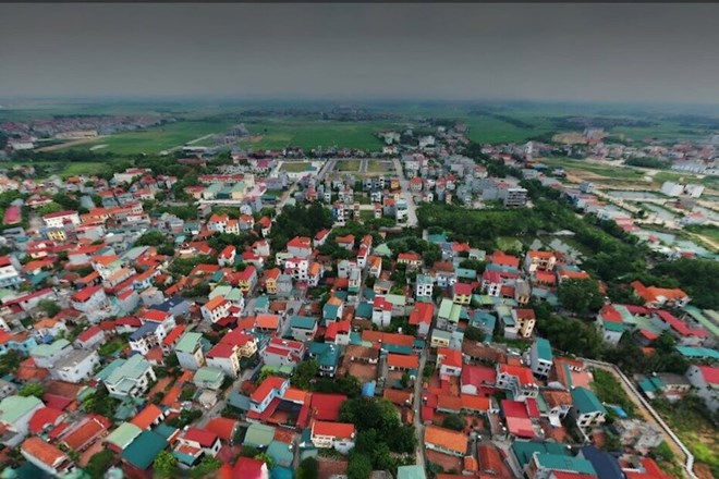 11 service land plots in Vinh Yen, Phu Tho were auctioned. Photo: Hai Giang