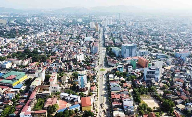 17 ô đất tại phường Vĩnh Yên sắp được đấu giá. Ảnh: Lam Thanh