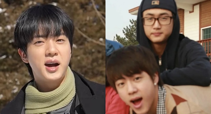 Jin's brother from BTS (top right). Photo: Lotte.