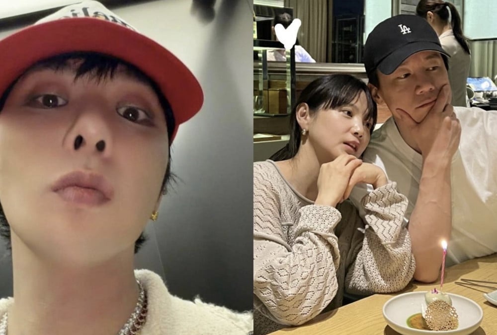 G-Dragon bấm like trước câu chuyện tình cảm động của Kim Mu Yeol và Yoon Seung Ah. Ảnh Naver