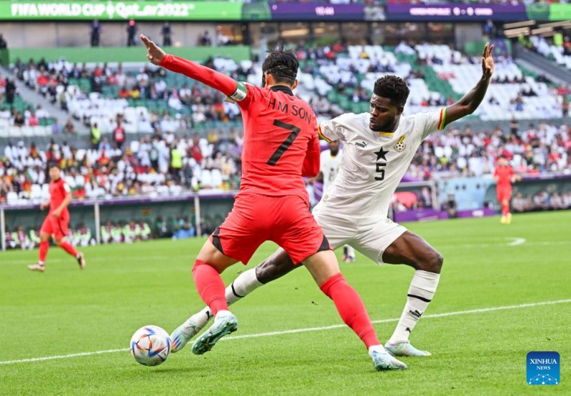 Đội tuyển Ghana sẽ vắng Thomas Partey (5) ở trận ra quân World Cup 2026. Ảnh: Xinhua