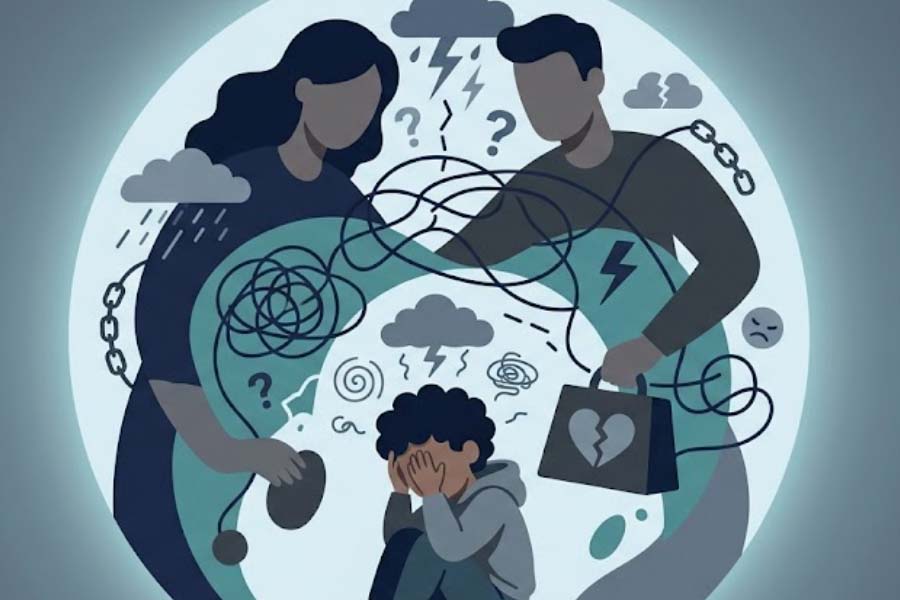 Les erreurs des parents peuvent affecter la santé mentale des enfants. Graphique: Thiện Nhân