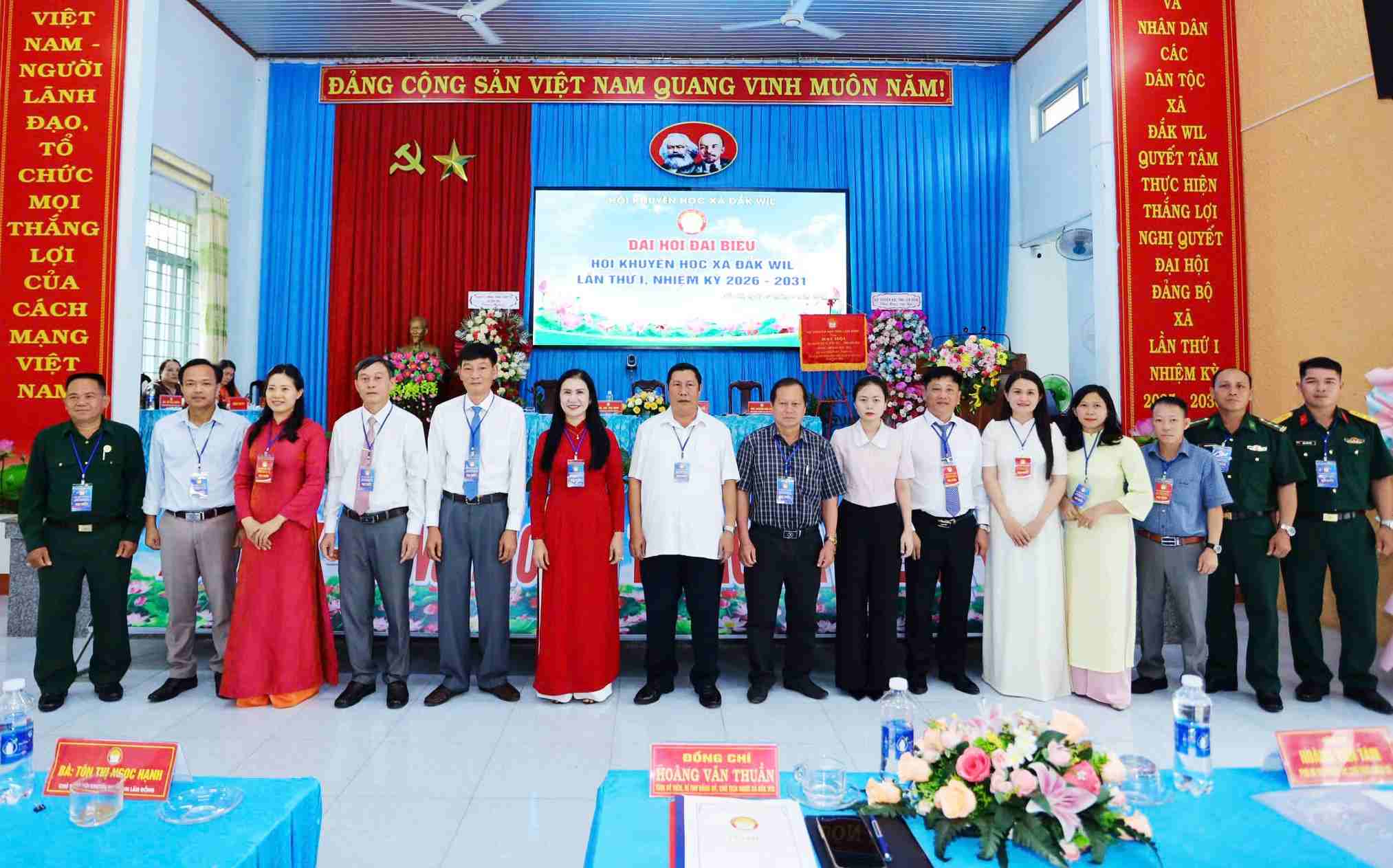 Dak Wil Commune Association for Promoting Education organizes the 1st Congress, term 2026 - 2031. Photo: Duong Phong
