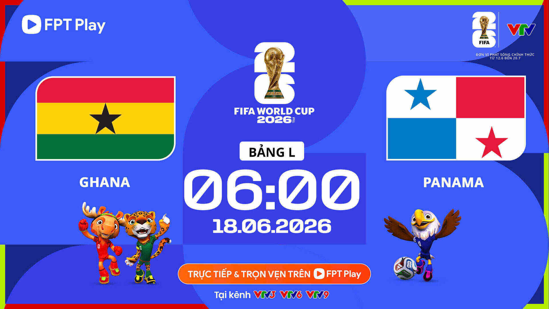 Dự đoán kết quả Ghana vs Panama tại World Cup 2026.  Ảnh: FPT Play