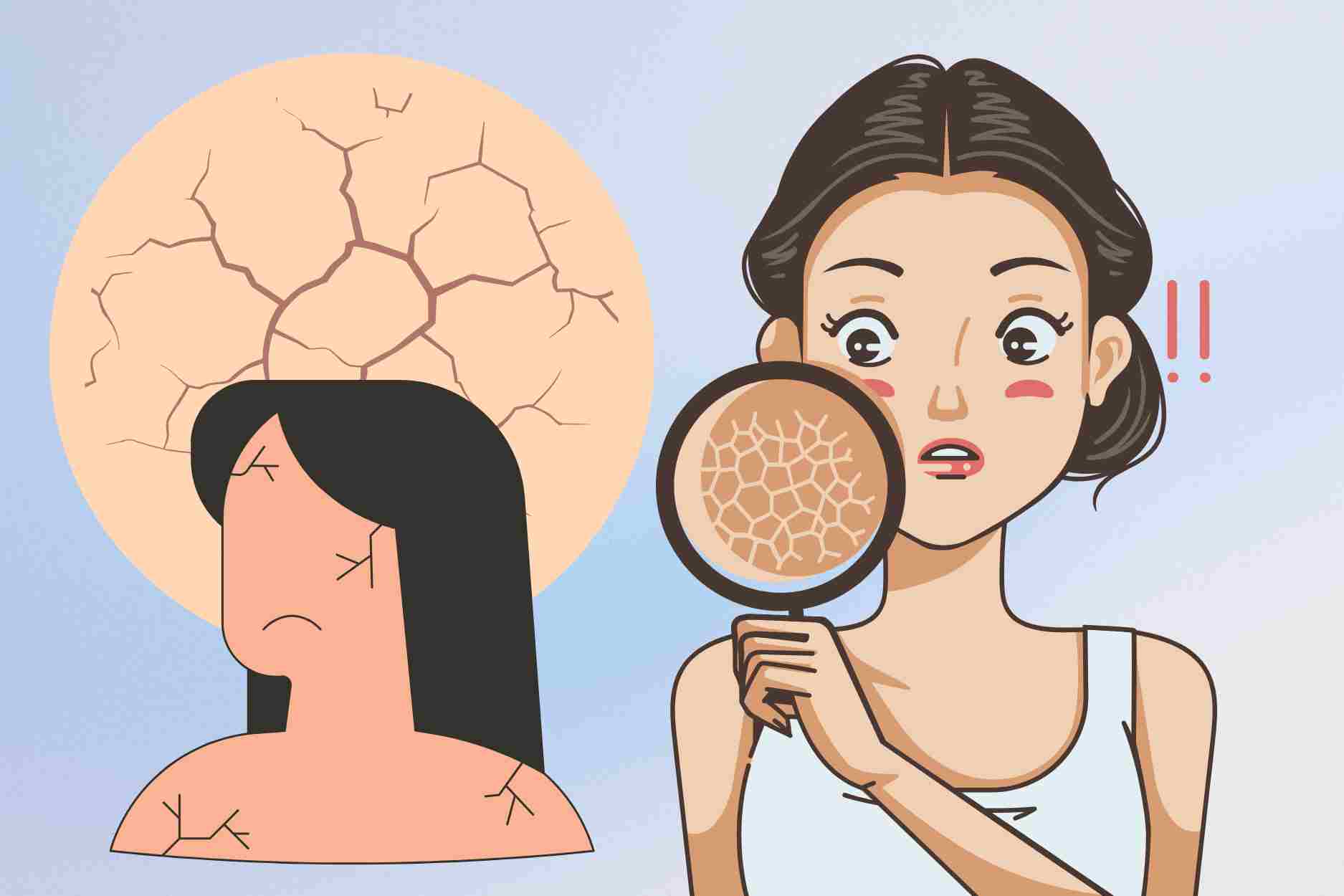 How to distinguish dry skin and damp skin, many people still confuse