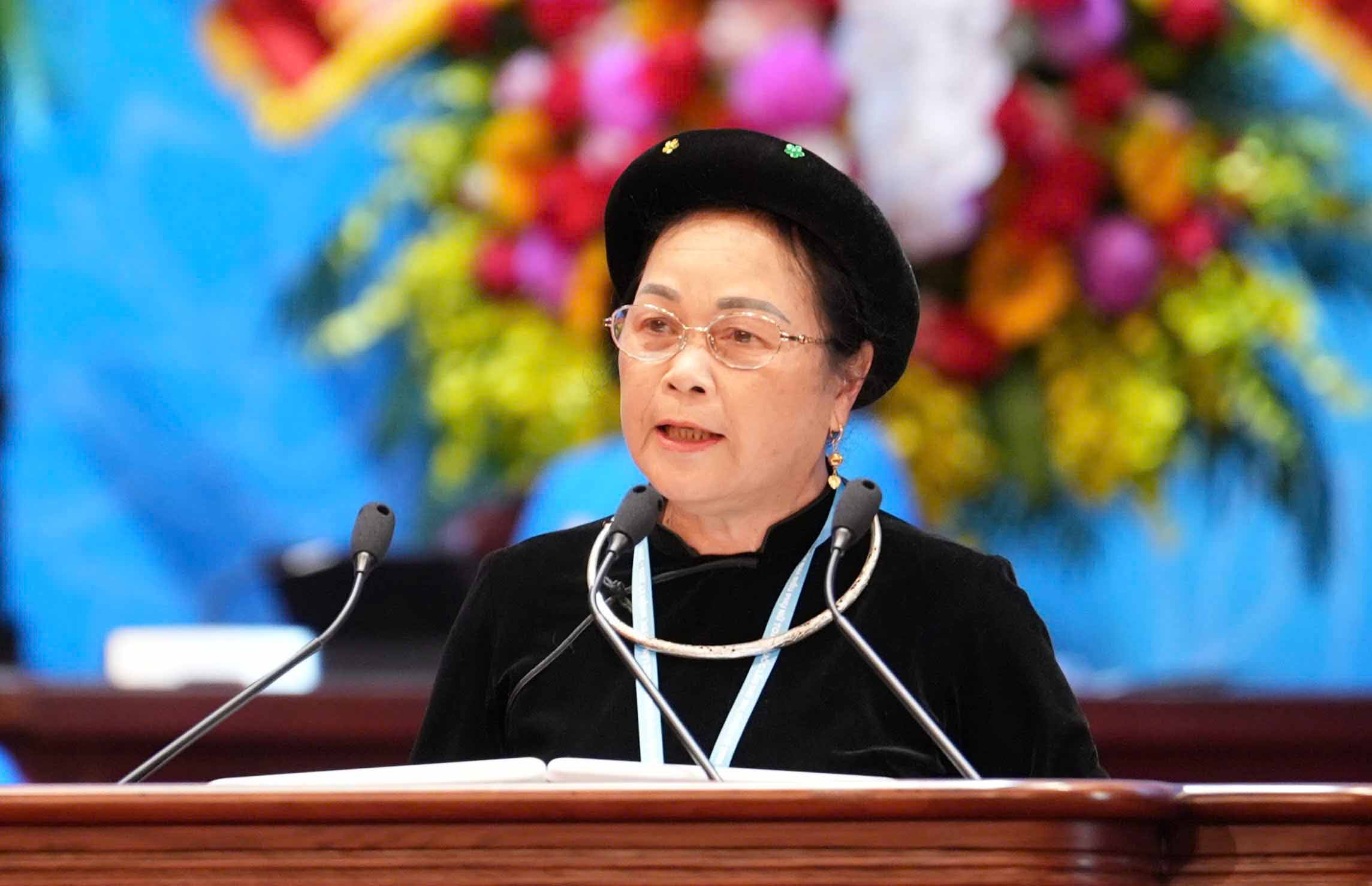 Đại biểu Doanh Thi Hiếu. Ảnh: Hữu Chánh