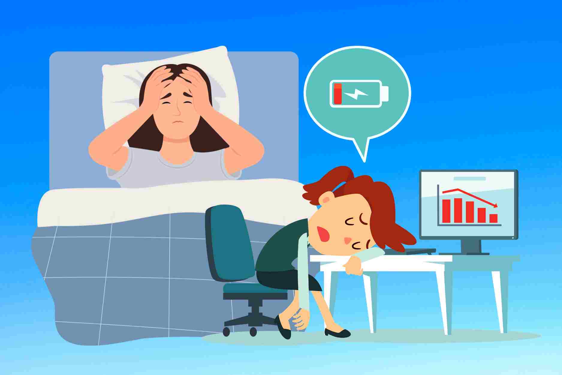 Prolonged fatigue even with enough sleep can be related to mental health