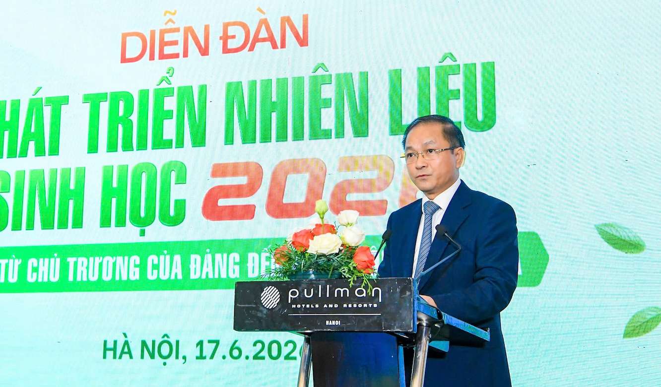Ông Đào Duy Anh, Phó Cục trưởng Cục đổi mới sáng tạo, chuyển đổi xanh và Khuyến công phát biểu tại sự kiện. Ảnh: BTC
