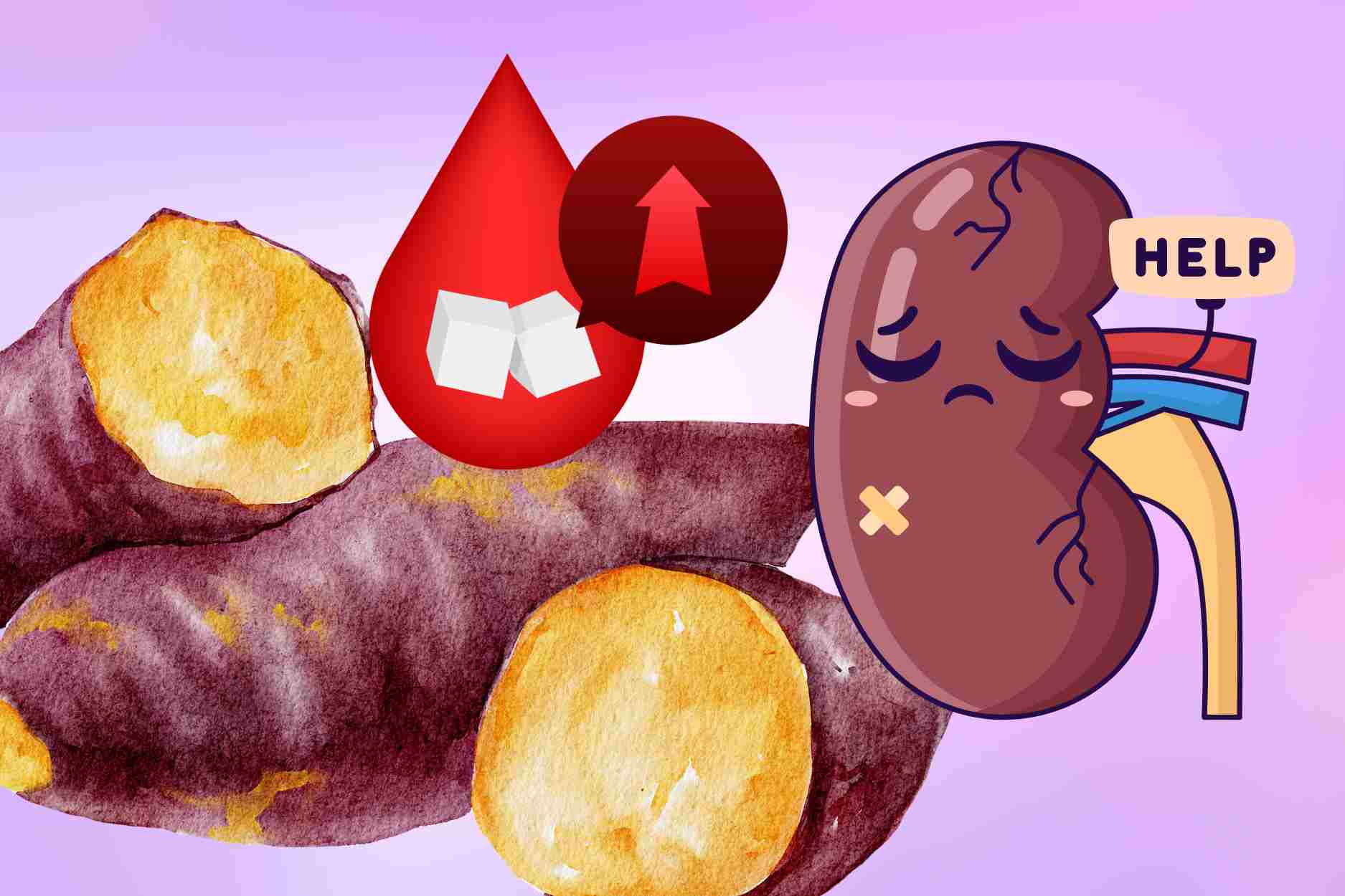 なぜサツマイモをたくさん食べることは腎臓病や糖尿病患者に良くないのか