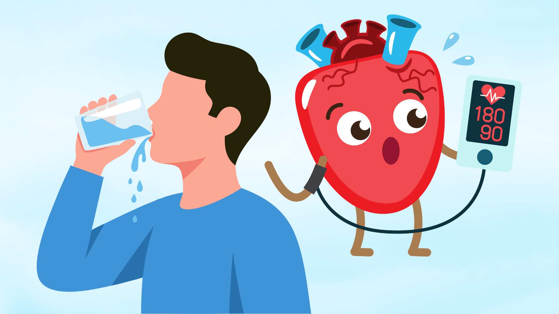 People with high blood pressure need to remember these 3 things when choosing drinks