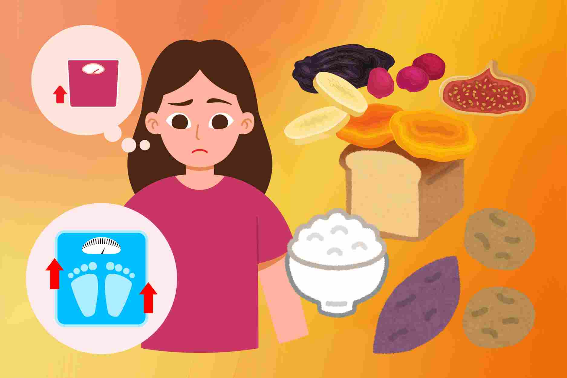 痩せている人のために効果的に体重を増やすのに役立つ高カロリー食品をリストアップ