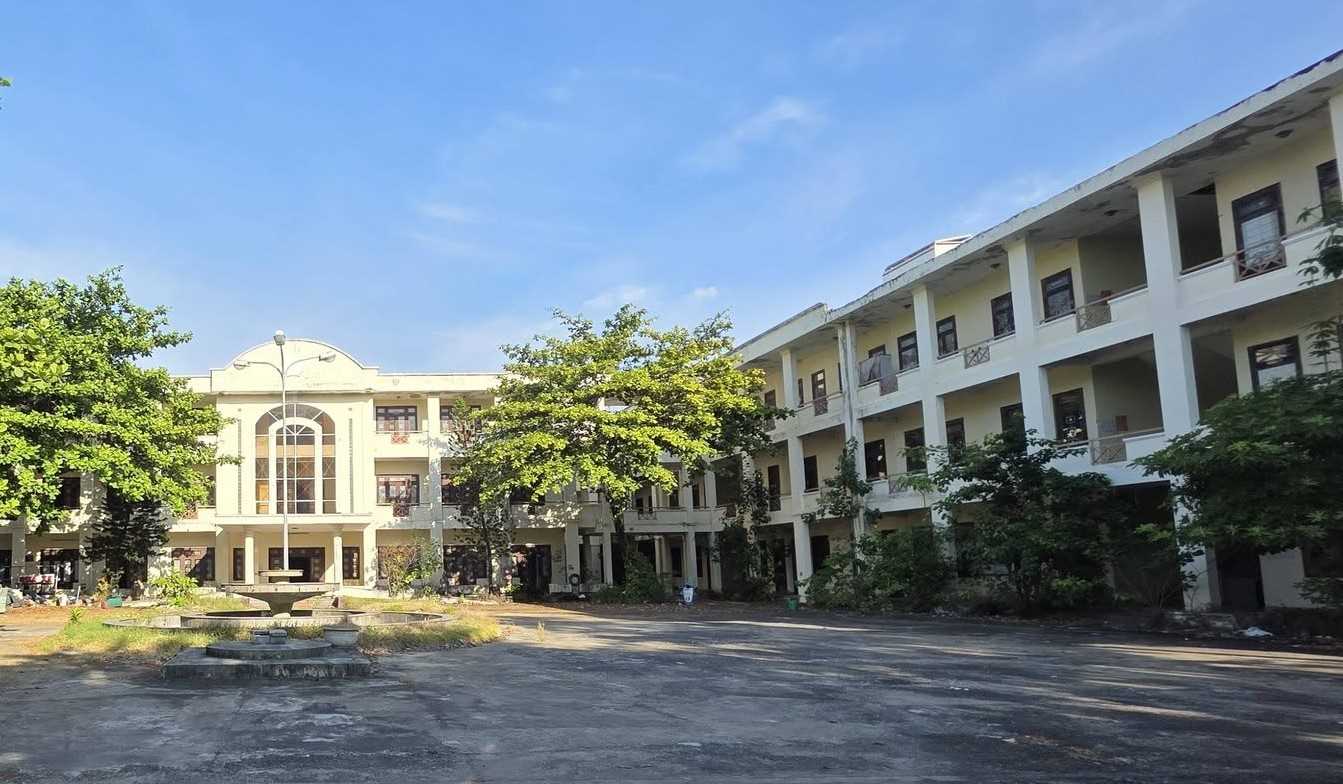 One of the public assets keeping the center of Da Nang City is still vacant. Photo: An Thuong