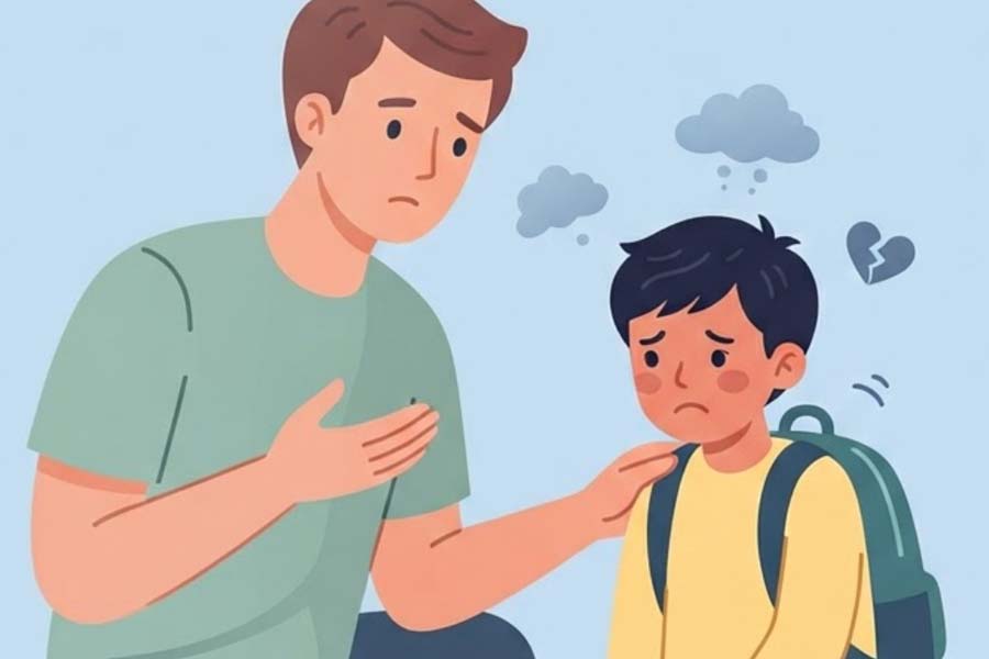 Parents' behaviors can affect children's development. Graphics: Thien Nhan