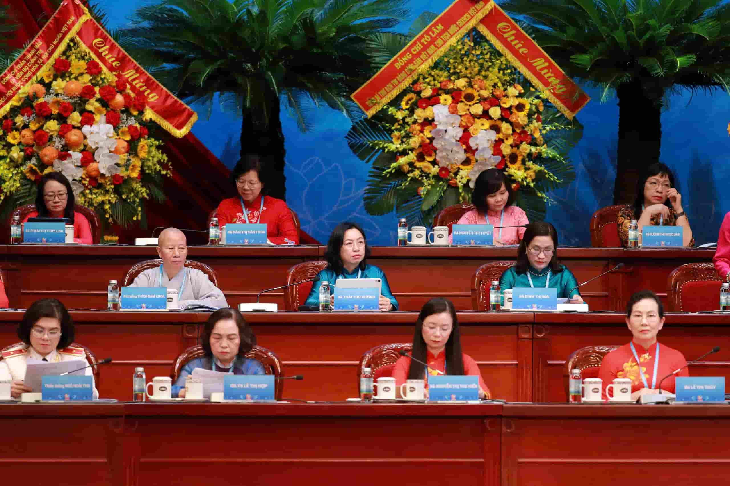 Phiên trọng thể Đại hội đại biểu Phụ nữ toàn quốc lần thứ XIV, nhiệm kỳ 2026-2031 ngày 18.6. Ảnh: Hữu Chánh.