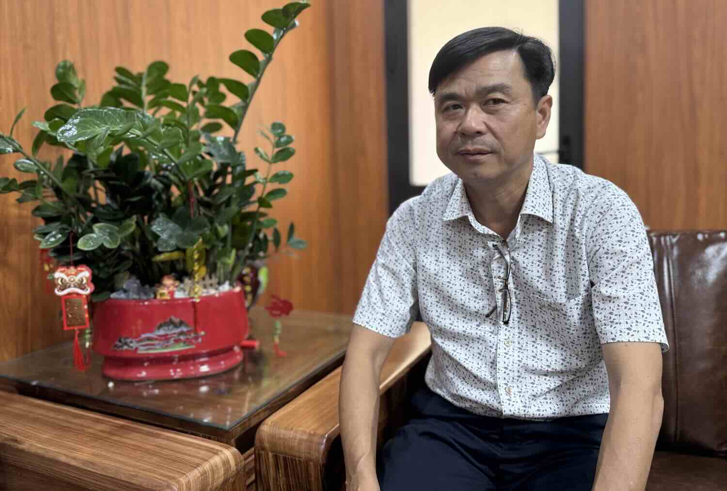 Ông Nguyễn Văn An - Giám đốc Văn phòng Đăng ký đất đai tỉnh Quảng Trị. Ảnh: Nguyễn Tuấn