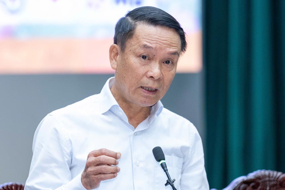 Nhà báo Nguyễn Đức Lợi - nguyên Ủy viên Trung ương Đảng, Phó Chủ tịch Thường trực Hội Nhà báo Việt Nam. Ảnh: PHẠM ĐÔNG