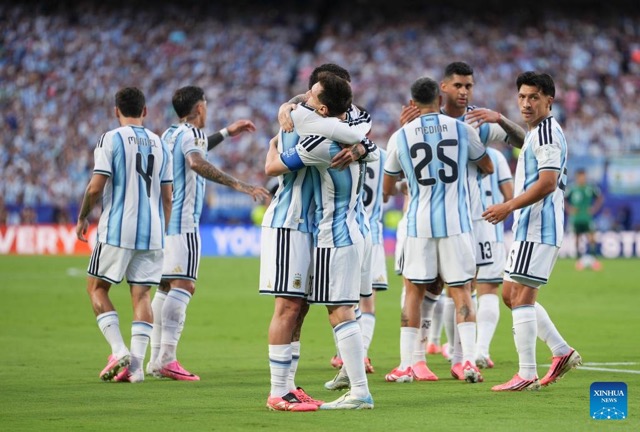 Messi makes his mark in the opening match of the 2026 World Cup. Photo: Xinhua