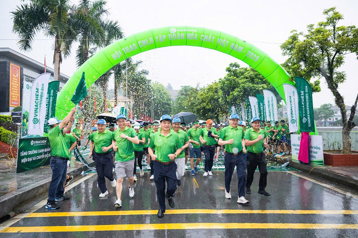 Chương trình chạy hưởng ứng trước lễ khai mạc góp phần lan tỏa tinh thần rèn luyện sức khỏe, tạo khí thế sôi nổi chào mừng Hội thao
